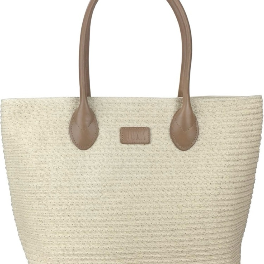 Hoxis Straw And Rattan Beach Women's Tote